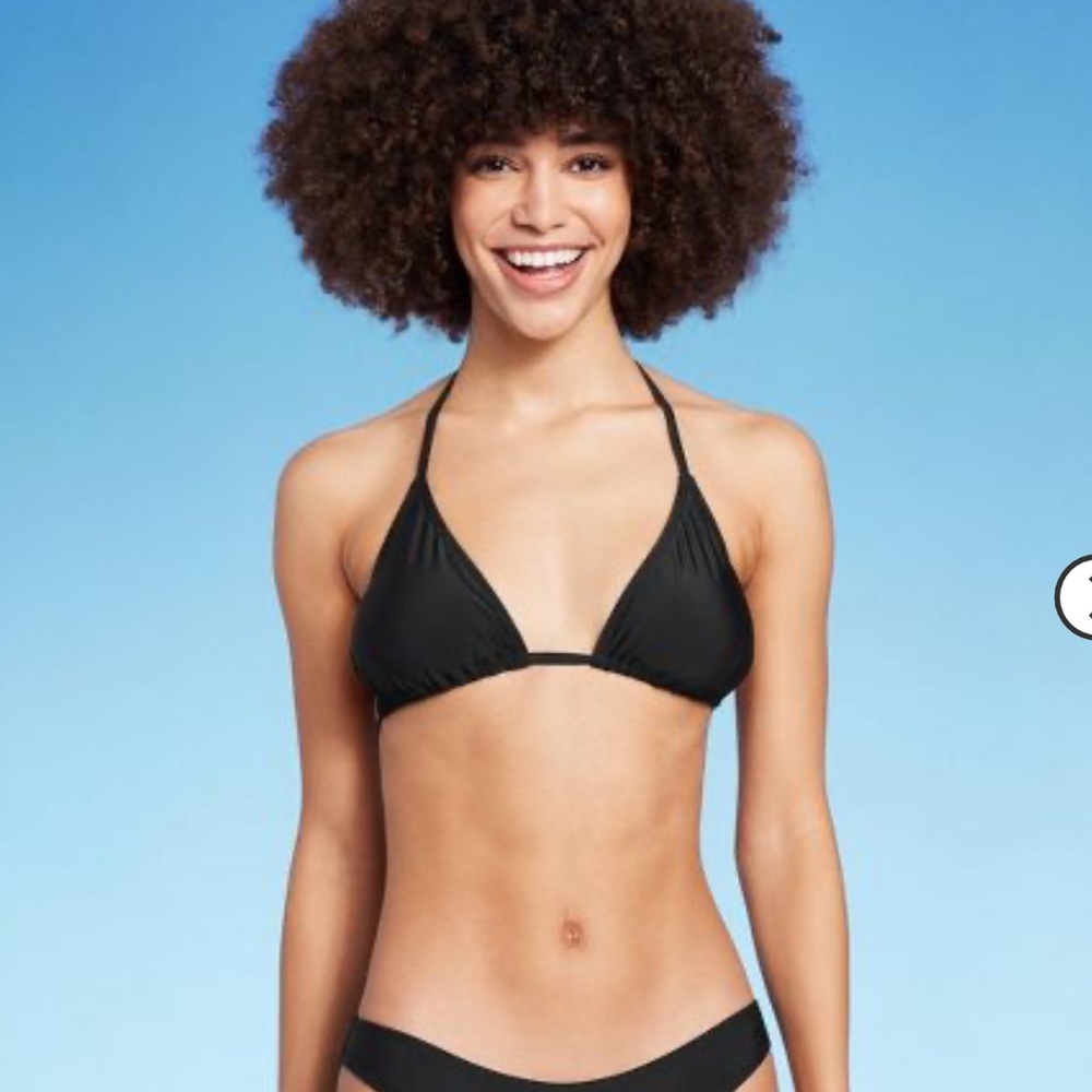 BLACK BIKINI TOP - NWOT